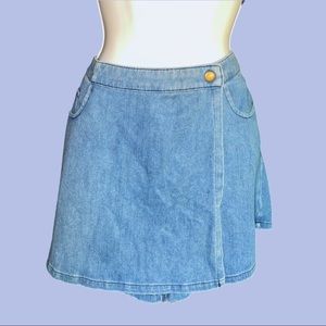 Copper Key Blue Jean Skort